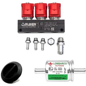 Resim 3 Silindir Lpg Enjektörü 3 Ohm + Filtre 