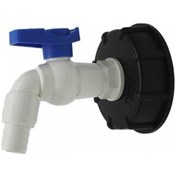 Resim Shineyee Kaba İplik Dn50'den 3/4" Ve 1/2" Plastik Hortum Bağlantı Musluğu, Ton Barıl Valfi İçin Uyumlu Kısa Saplı Aksesuar 