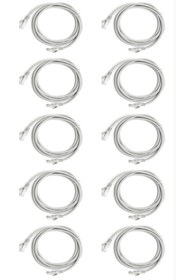 Resim OEM 10 Adet Cat5 3mt Ethernet Network Kablosu 