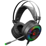 Resim RAMPAGE RM-2019G X-TITAN RGB 7.1 SURROUND SOUND SYSTEM MIKROFONLU OYUNCU KULAKLıĞı 