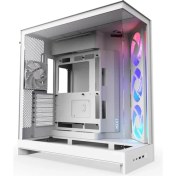 Resim Nzxt H Series H9 Flow Rgb CM-H92FW-R1 Beyaz Atx Mid Tower Gaming (Oyuncu) Kasa 