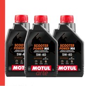 Resim Motul Scooter Power 5w 40 4t Motosiklet Motor Yağı Güncel Ürün 3 Adet 