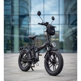 Resim Skyjet Robusto Premıum Elektrikli Bisiklet - 750W Katlanabilir Şehir Bisikleti 6 Vites Siyah Renkli Güçlü Motor 