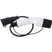 Resim Haashu Ev Konnektörü 16A Tip 2 Erkek Fişe Schuko Socket Ev Ev Şarj Istasyonu Için Şarj Adaptörü Elektrikli Araba Ab Fiş (Yurt Dışından) 