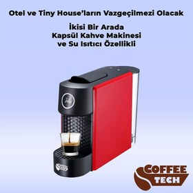 Resim Coffeetech CN-L0201 Julia Kapsül Kahve Makinesi, Nespresso Kapsül Uyumlu, Gri 