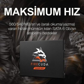 Resim Seagate Firecuda 120 2TB SSD 