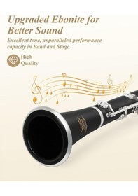 Resim Eastar Ecl-400 Black Ebonite Si Bemol Klarnet 