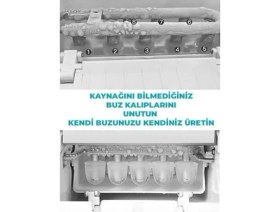 Resim Uray Home Robo Buz Makinesi (15 kg Kapasiteli) 