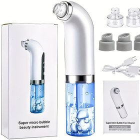 Resim Elektrikli Siyah Nokta Gözenek Temizleyici, Yüz Vakum Gözenek Temizleyici USB Şarj Edilebilir, Metal Su Dolaşımı Yüz Temizleme Aracı 