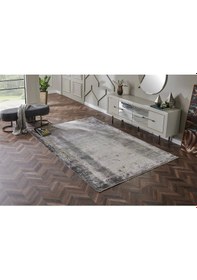 Resim Hoom Rugs Bomonti Mhl 09 Grey Viskon & Akrilik Modern Salon Halısı Gri 