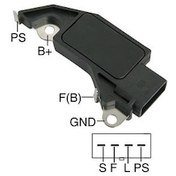 Resim 12v Alternatör Konjektör Delco Tipi 4 Fiş Soketli N11.123 