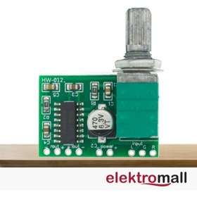 Resim ELEKTROMALL Pam8403 Pot Ayarlı Mini Digital Amplifier Board 2x 3w 2 Kanal 5v Anfi Kiti 