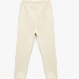 Resim Erkek Bebek Beli Bağcıklı Pamuklu Basic Şardonlu Jogger Eşofman Altı 