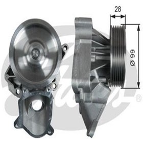 Resim GATES Wp0125 Devırdaim (BMW M57 / E60/61/87/90/ 3.0 D) 11517801609 (WA469728) 