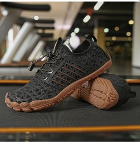 Resim Tianchishop İç Mekan Fitness Ayakkabıları Siyah Ve Sarı Eu 44 Yoga Plaj Yürüyüş Trekking Yüzme Siyah Ve Sarı 