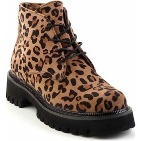 Resim Leopar Leather Kadın Bot & Bootie K02666430002 Leopar 