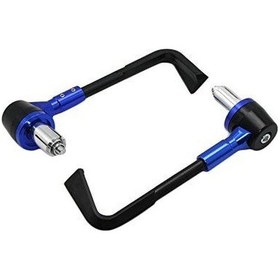 Resim Tex T0038 Motosiklet Bisiklet Scooter Gidon Elcik Koruma Universal Alüminyum Manet Koruma Mavi 