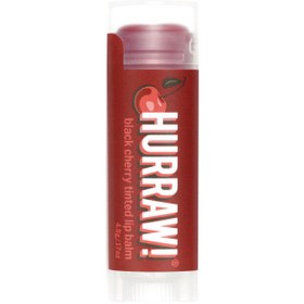 Resim Hurraw Black Cherry Tinted Lip Balm - Renkli Dudak Kremi 4.8g 