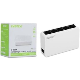 Resim Everest 5 Port Eternet Switch 10/100 Mbps 