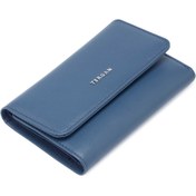 Resim Mavi Deri Kadın Cüzdan - S1CB00005730-T0R 