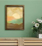 Resim Bk Gift Otel Odası Konseptli Doğal Masif Ahşap Çerçeveli Tablo 30 (551120320) 