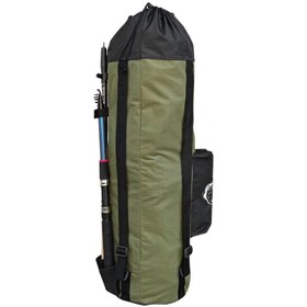 Resim Euro Fish Kamış Çantası Boru Tipi Siyah-Haki 80 cm (38004) 