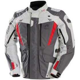 Resim Furygan Apalaches Evo 4 Mevsim Motosiklet Montu Gri Kırmızı 