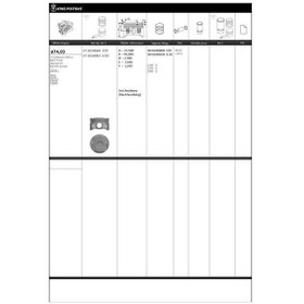 Resim Kıngpıston 17-3010063 - Piston Segman Riken Seg. 0.50 74 050 Üst 