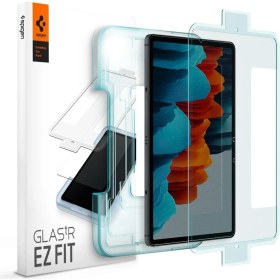 Resim Spigen Galaxy Tab S8 / S7 Cam Ekran Koruyucu Kolay Kurulum GLAS.tR EZ Fit Slim HD - AGL02032 