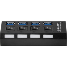 Resim 4 Port Usb 3.0 Çoğaltıcı Çoklayıcı Hub 4579P Çoklama Çoklu Cihaz 