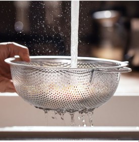 Resim Nehir Paslanmaz Çelik 20 Cm Süzgeç 