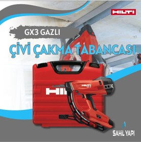 Resim Genel Markalar Gx3 Yeni Nesil Çivi Çakma Tabancası 5.5 - 5.9 Ah 24 Volt Aküsüz Takım Çantalı 2 Yıl 
