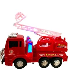 Resim Can Oyuncak Pilli Işıklı Sesli Merdivenli Itfaiye 