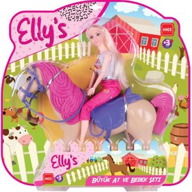 Resim MGS Oyuncak Elly's Bebek ve Sevimli Atı 