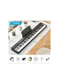 Resim Sge Teknoloji 88 Tuşlu Katlanabilir Taşınabilir Tuş Hassasiyetli Çanta Hediyeli Dijital Piyano 