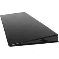 Resim Parlak Siyah Yalancı Çakma Sahte Sunroof Tavan Rüzgarlığı Arkası Kapalı 