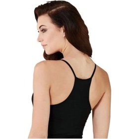 Resim Şahinler Sporcu İnce İp Askılı Atlet B809 Siyah 