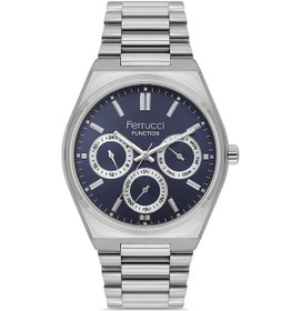 Resim Ferrucci Fer.03523m.06 Çelik Kordon Erkek Kol Saati Metalik 