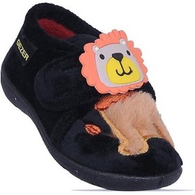 Resim Gezer 03361 Erkek Çocuk Panduf Ayakkabı Siyah 