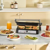 Resim Karaca Inox Toastmate Grill 2000W Izgara ve Tost Makinesi 6 Dilim Kapasiteli 