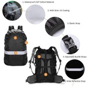 Resim Mufunye Yansıtıcı Dağcılık Sırt Çantası Yağmur Kılıfı Çift Toka Kraliyet Mavisi Xxl Boy 80l Çok Renkli 