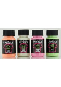 Resim Cadence Gece Parlayan Kumaş Boya - Pembe - Glow In Dark 50Ml 