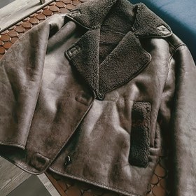 Resim Kadınlar için Rahat Bol Kesim Ceket - Kahverengi Suni Kürk Astarlı Düğmeli Mont, Cep Detaylı, Uzun Kollu, Bahar/Sonbahar Dış Giyim, Bahar Dış Giyim | Rahat Kesim Ceket | Düğmeli Kapatma 