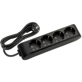 Resim Viko Multi-let 4'lü Grup Priz Topraklı Çocuk Korumalı 3 Metre Siyah - 90133403 