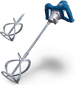 Resim Scheppach 5907803901 el mikseri/karıştırıcı PM1600, harç, sıva ve renk karışımı için ideal, ergonomik el tutma yerleri, ayarlanabilir Ruehrgeschwindigkeit, 2-Vites Dişlisi, motor: 1600 W, W, 230 V 