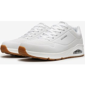 Resim Skechers Uno-Stand On Air Erkek Günlük Ayakkabı - 52458 Wht - Beyaz 