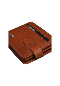Resim Mimodish 1145 Hakiki Deri Taba Soft Lüks Erkek Kartlık Cüzdan Kiremit 