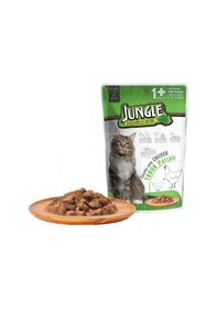 Resim Jungle Tavuklu Jelly Pouch Yetişkin Kedi Yaş Maması 100 G 
