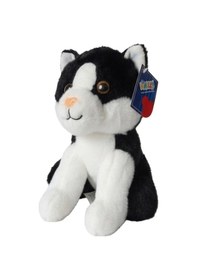 Resim Sevimli Peluş Köpek 15 Cm Uyku Arkadaşım Siyah 