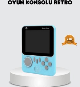 Resim Taşınabilir Retro Oyun Konsolu - 3.5 İnç Lcd, 666 Klasik Oyun, Tv Destekli 